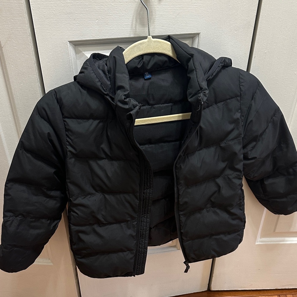 Uniqlo Kids Charcoal Puffer Jacket